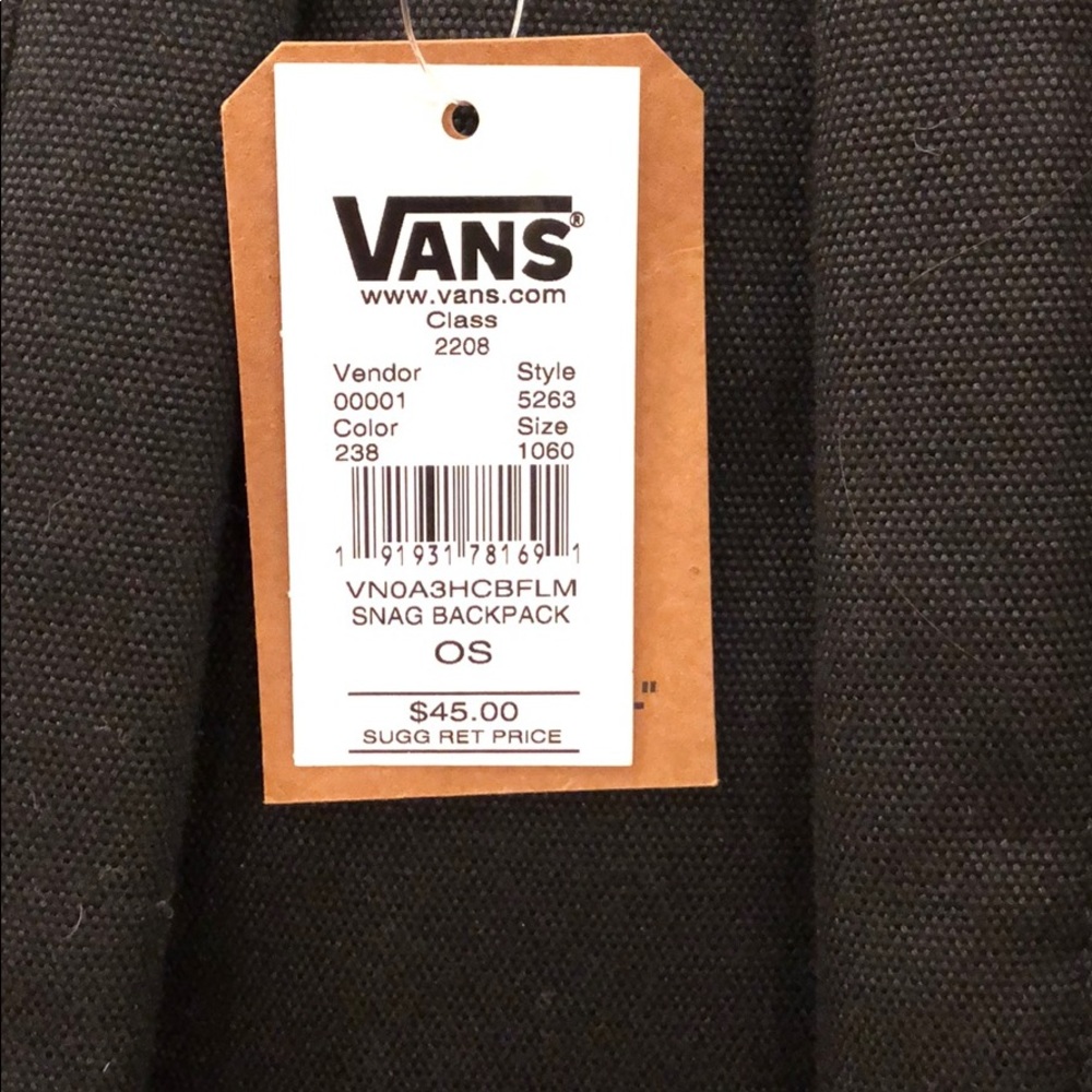 Vans orange and black backpack - Picture 4 of 6